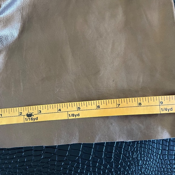 Cache Leather pants Bonze Gold  jeans size 12 Vintage Nwt - Picture 17 of 17